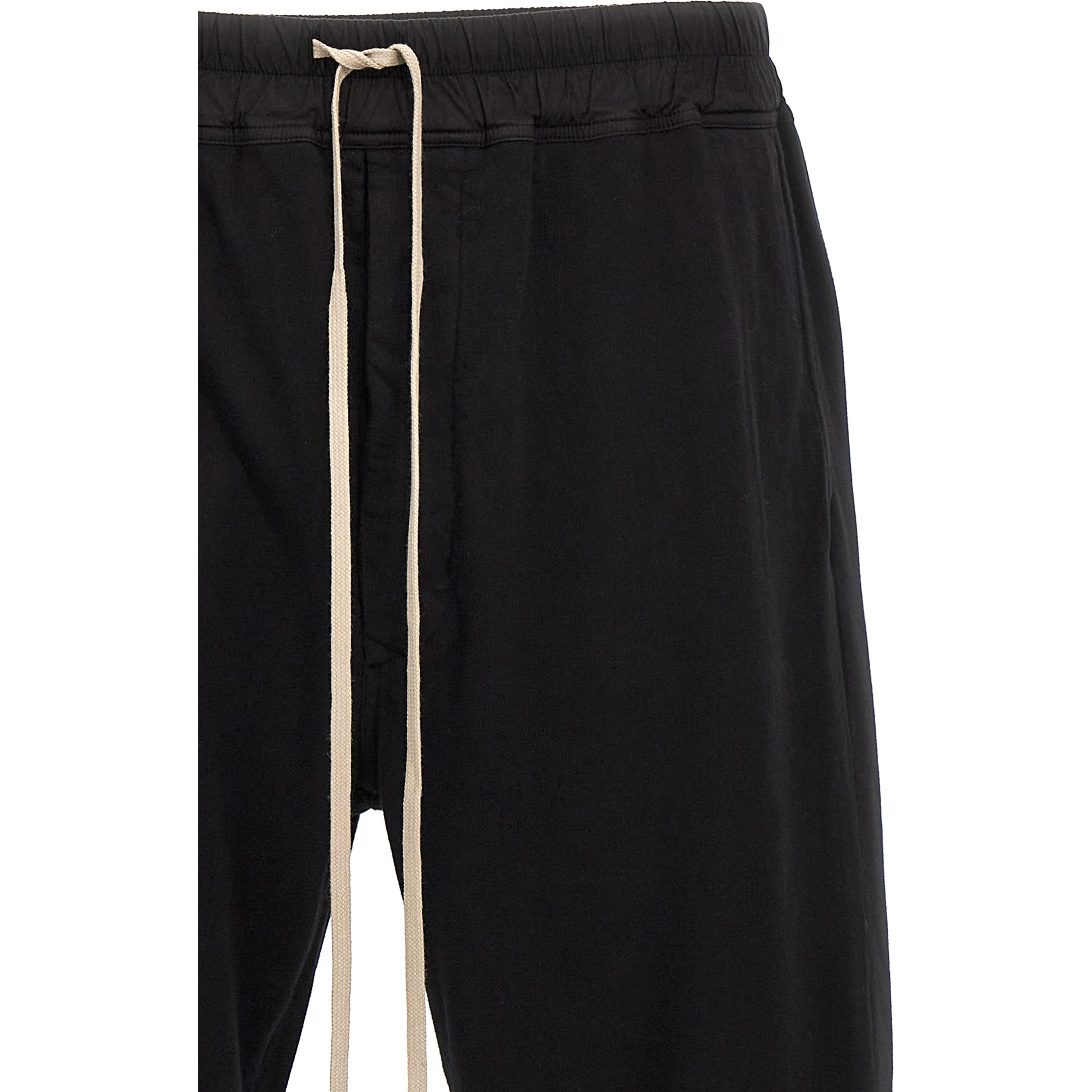 Black Cotton Casual Pants
