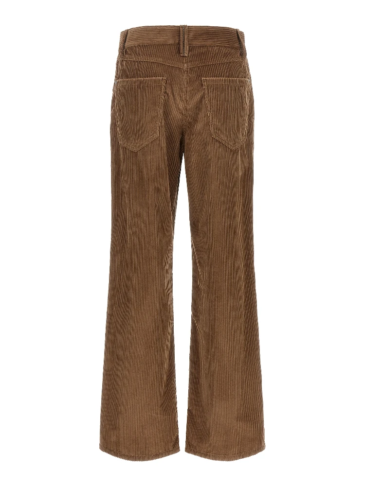 Brown Cotton Casual Pants alternative