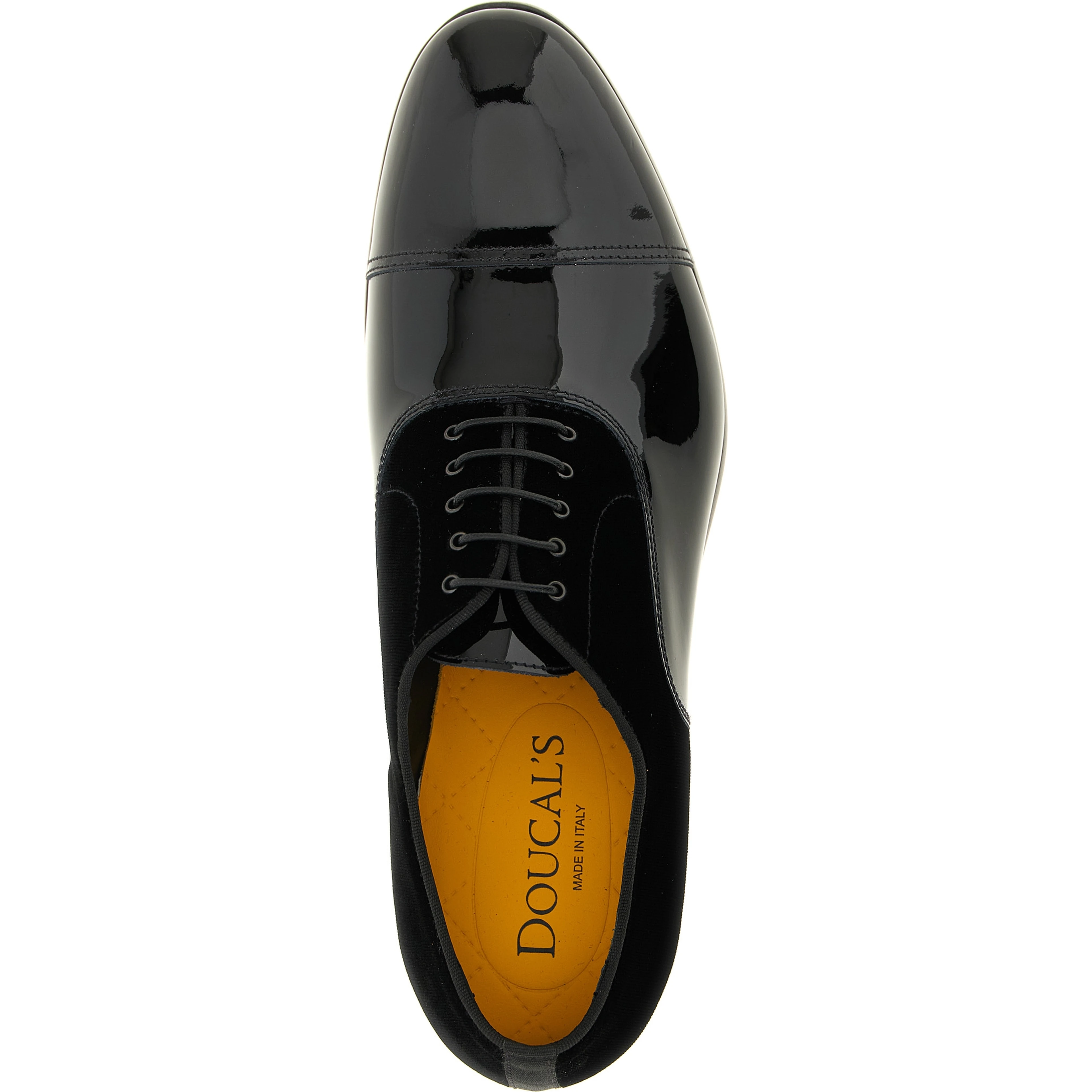 Black Lamb Leather Oxfords And Derbies