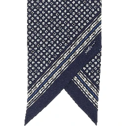 Blue Silk Foulard
