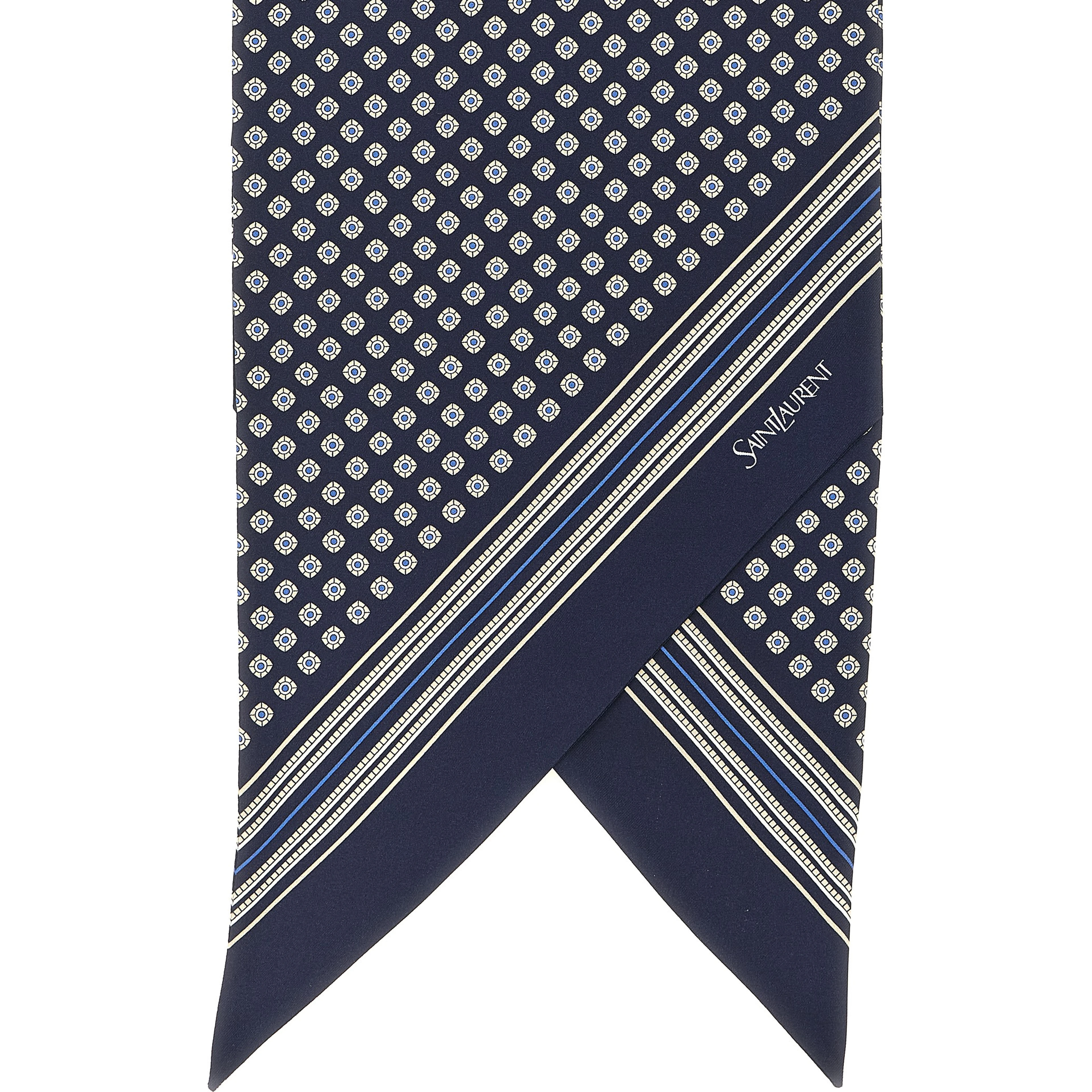 Blue Silk Foulard