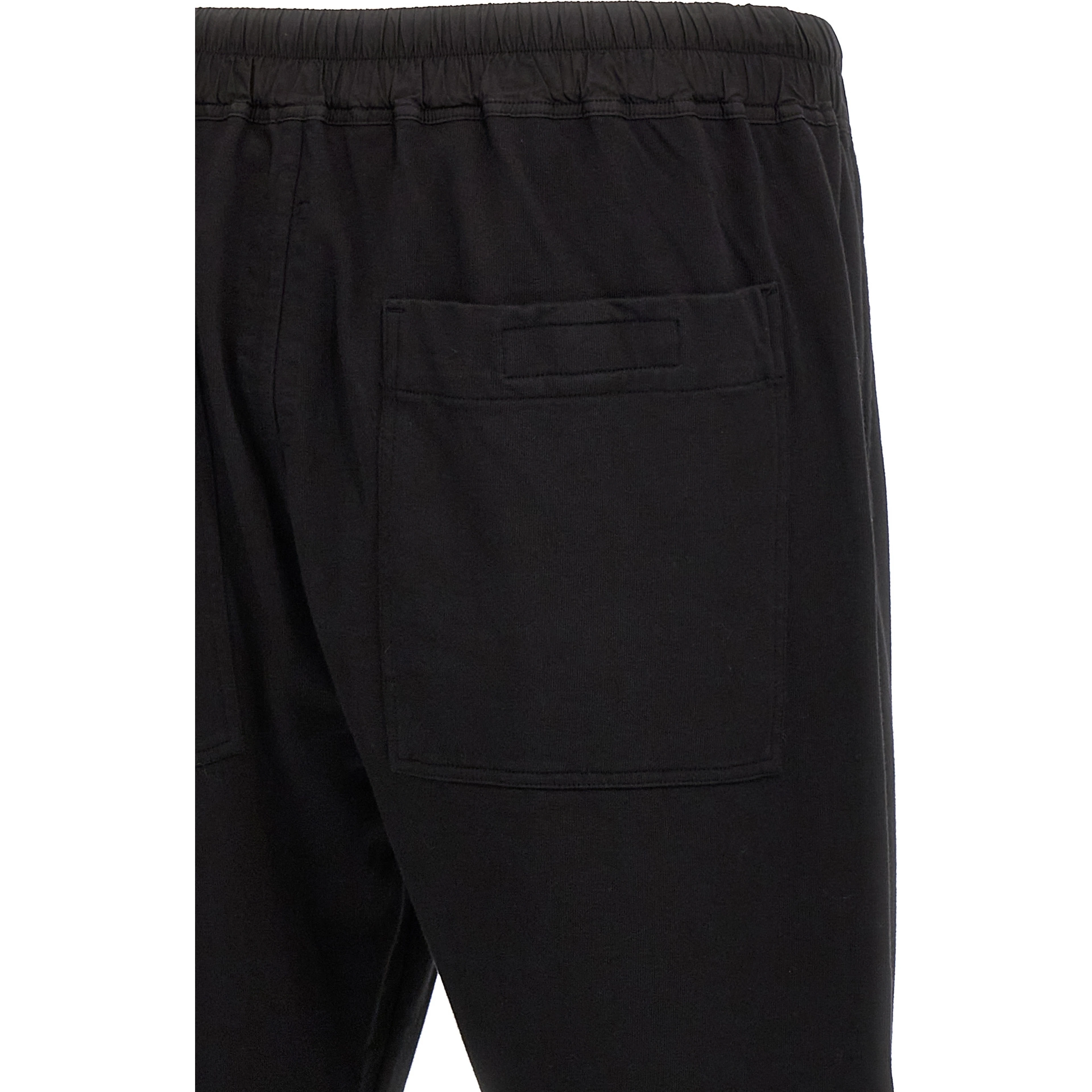 Black Cotton Casual Pants