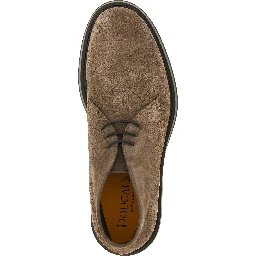 Brown Lamb Leather Ankle Boots