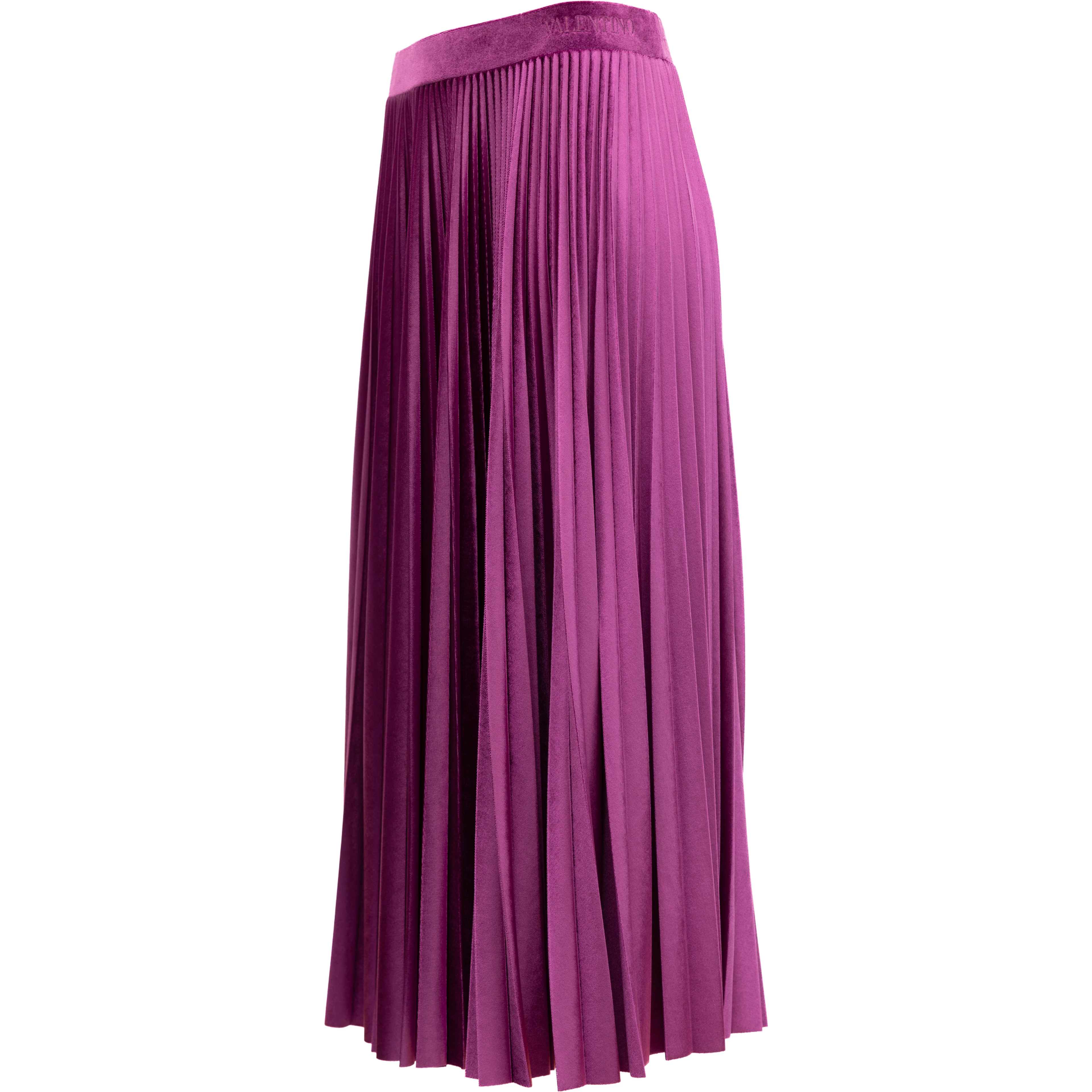 Women Purple Silk Skirt