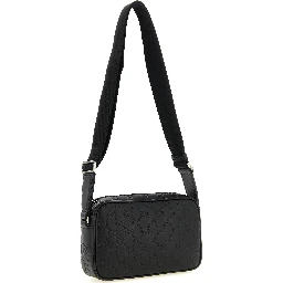 Black Calfskin Crossbody Bag