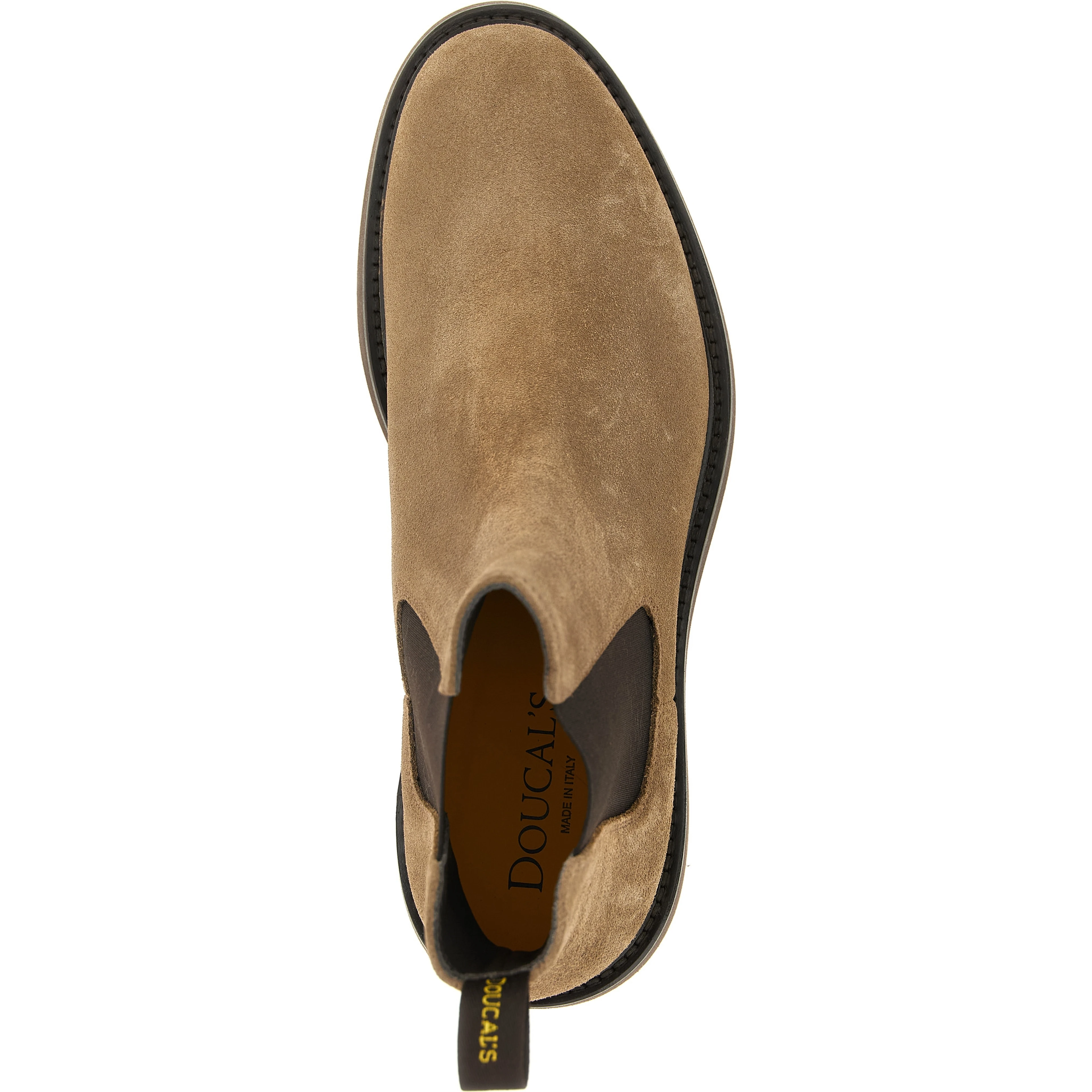 Beige Lamb Leather Ankle Boots