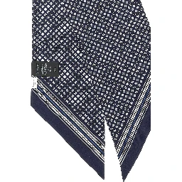 Blue Silk Foulard