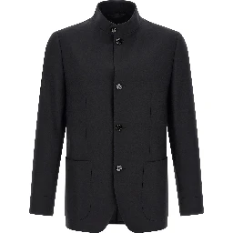 Black Virgin Wool Blazer