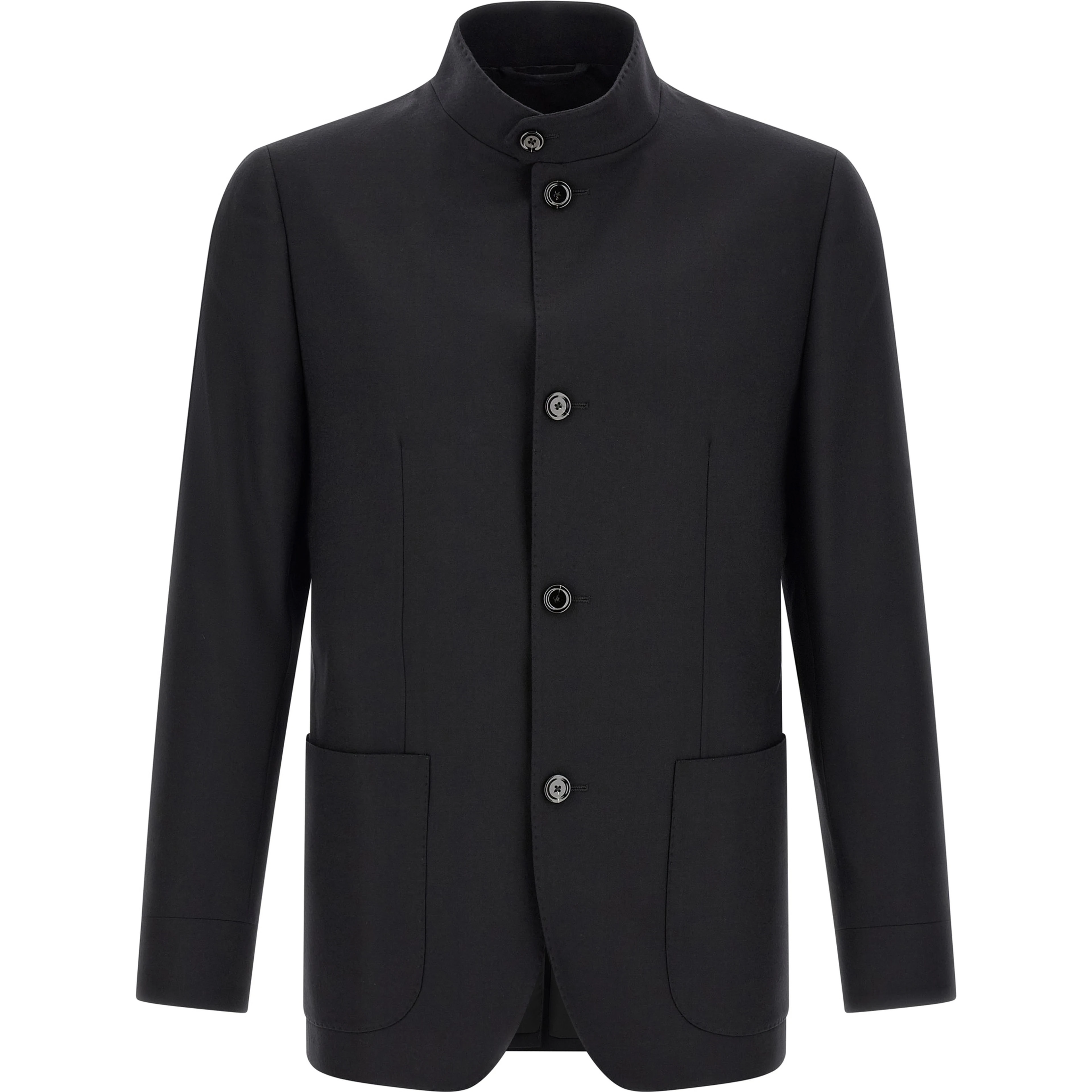 Black Virgin Wool Blazer