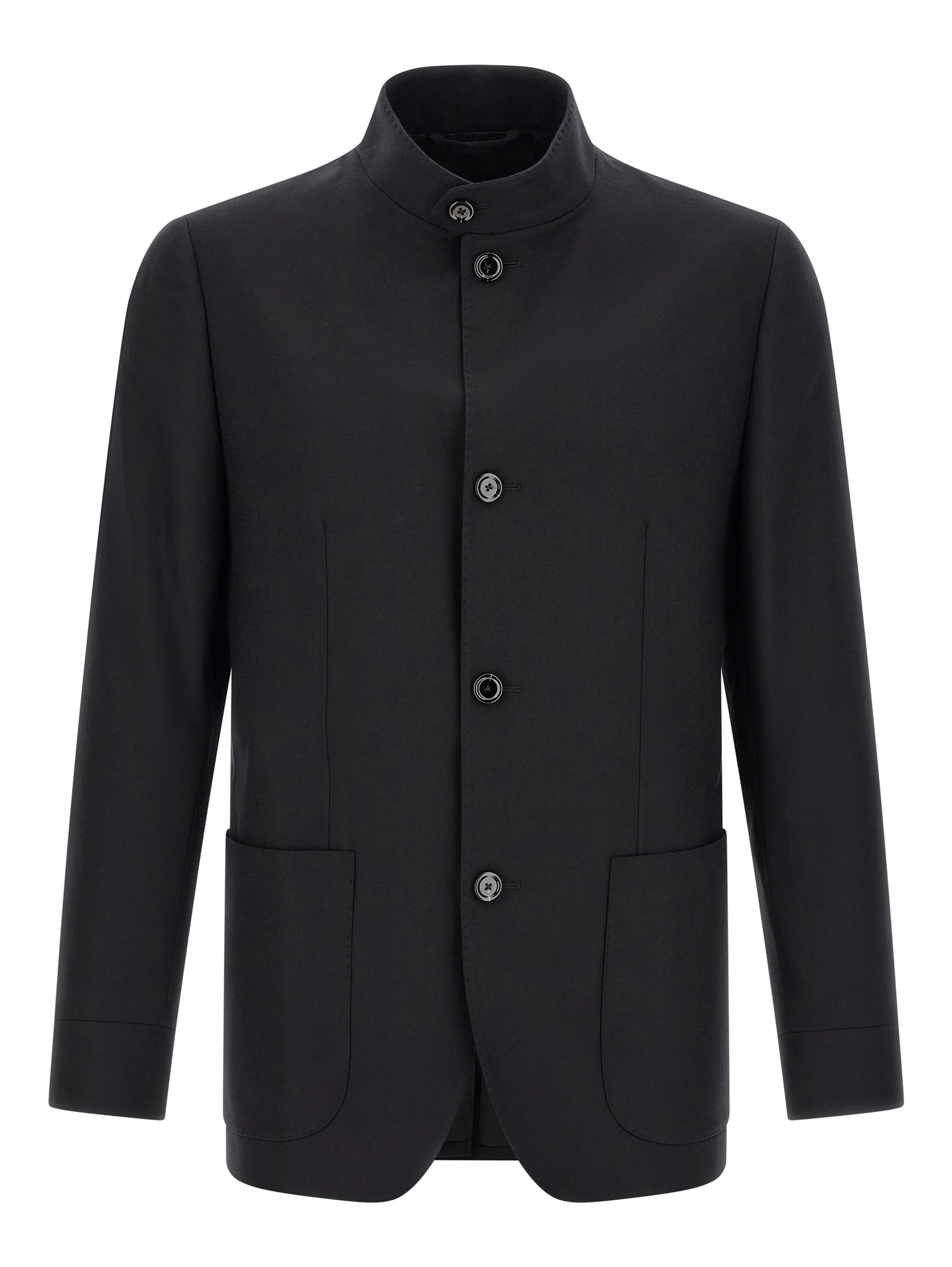 Black Virgin Wool Blazer