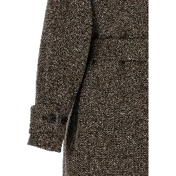 Brown Virgin Wool Coat