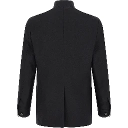 Black Virgin Wool Blazer