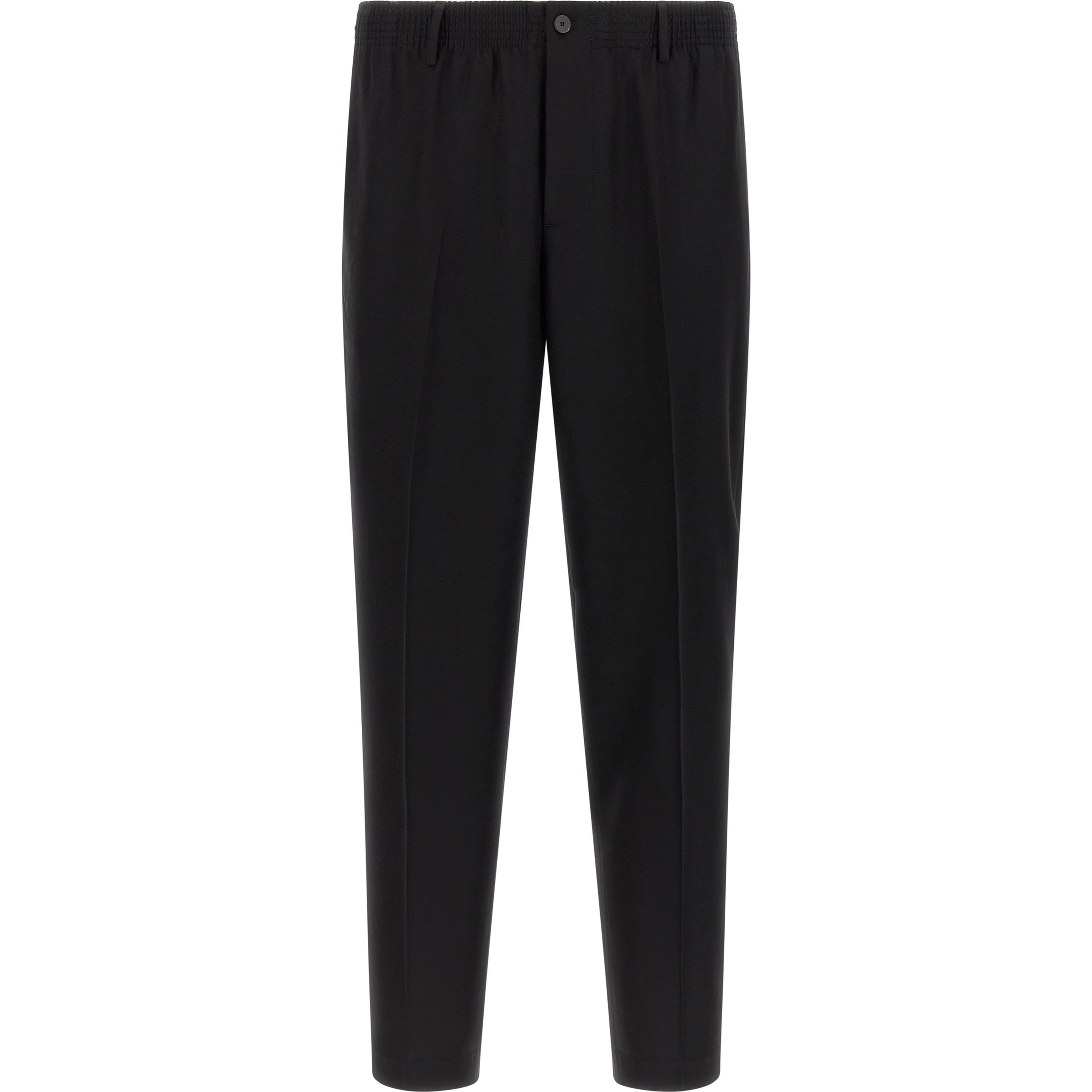 Black Virgin Wool Pants