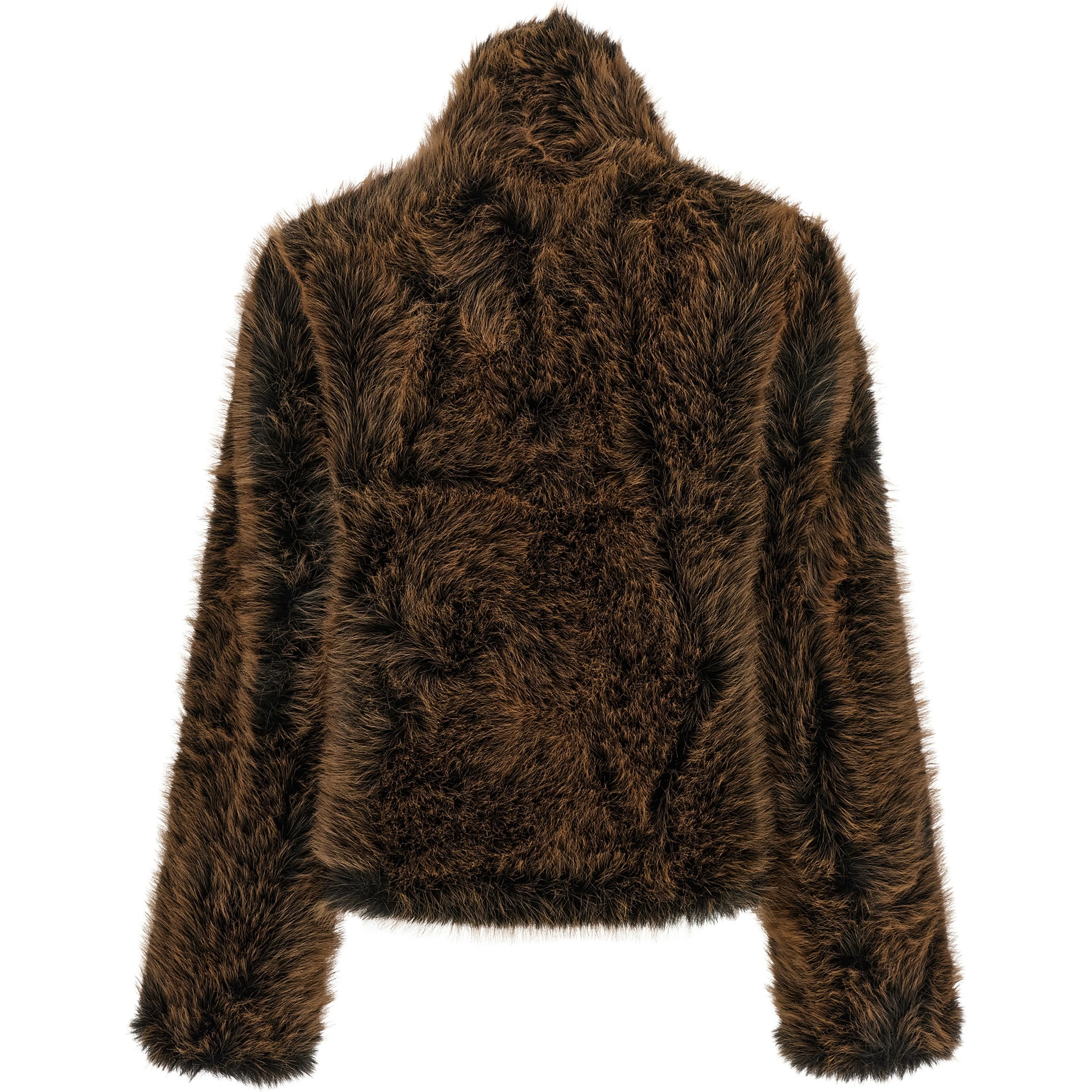 Brown Polyester Coat