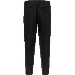 Black Virgin Wool Pants