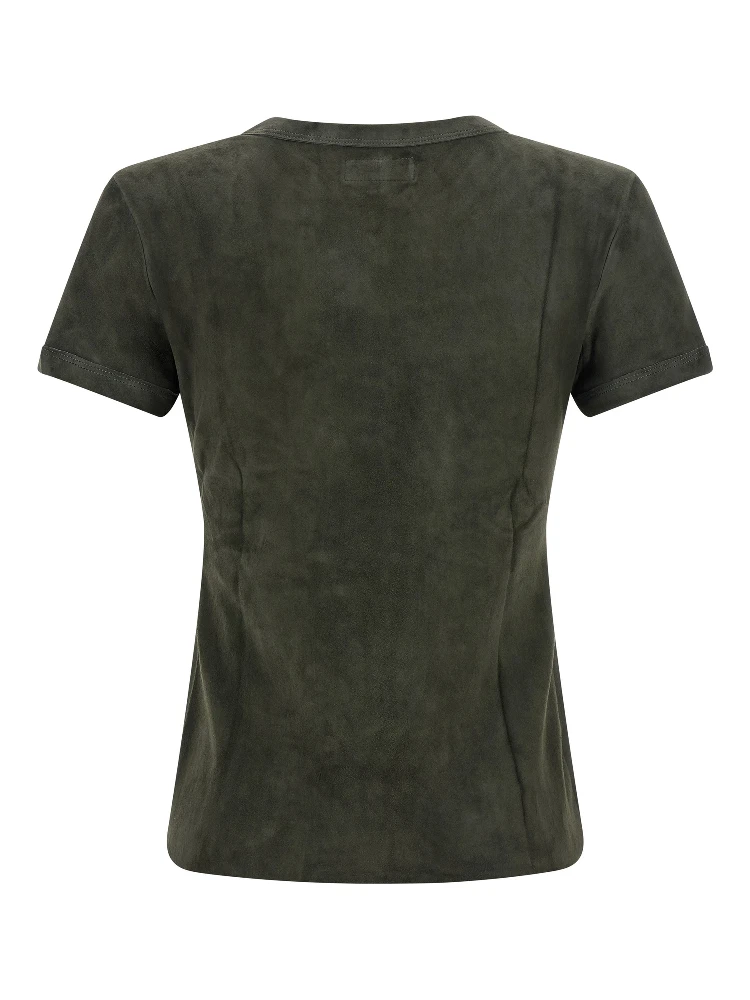 Gray Lamb Leather T-Shirt alternative
