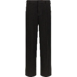 Black Polyester Dress Pants