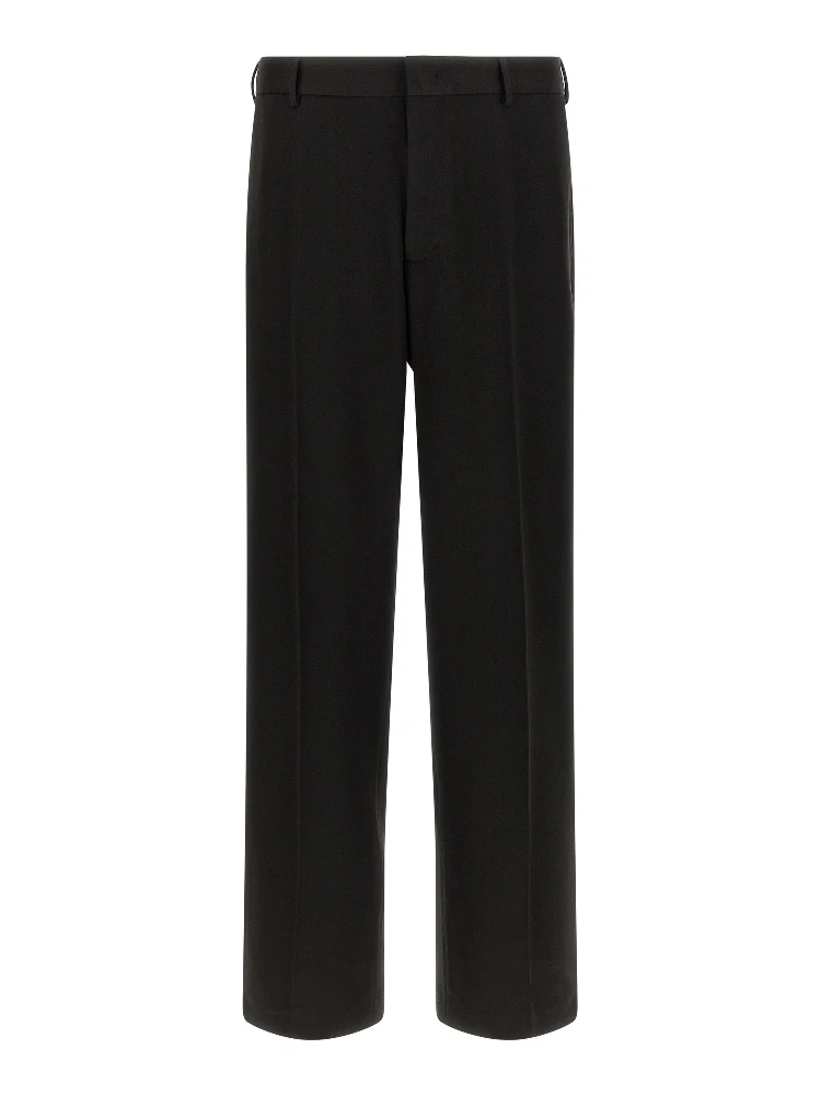Black Polyester Dress Pants