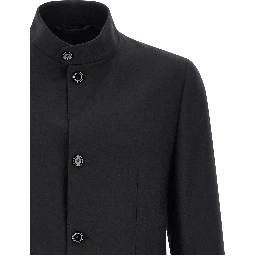 Black Virgin Wool Blazer