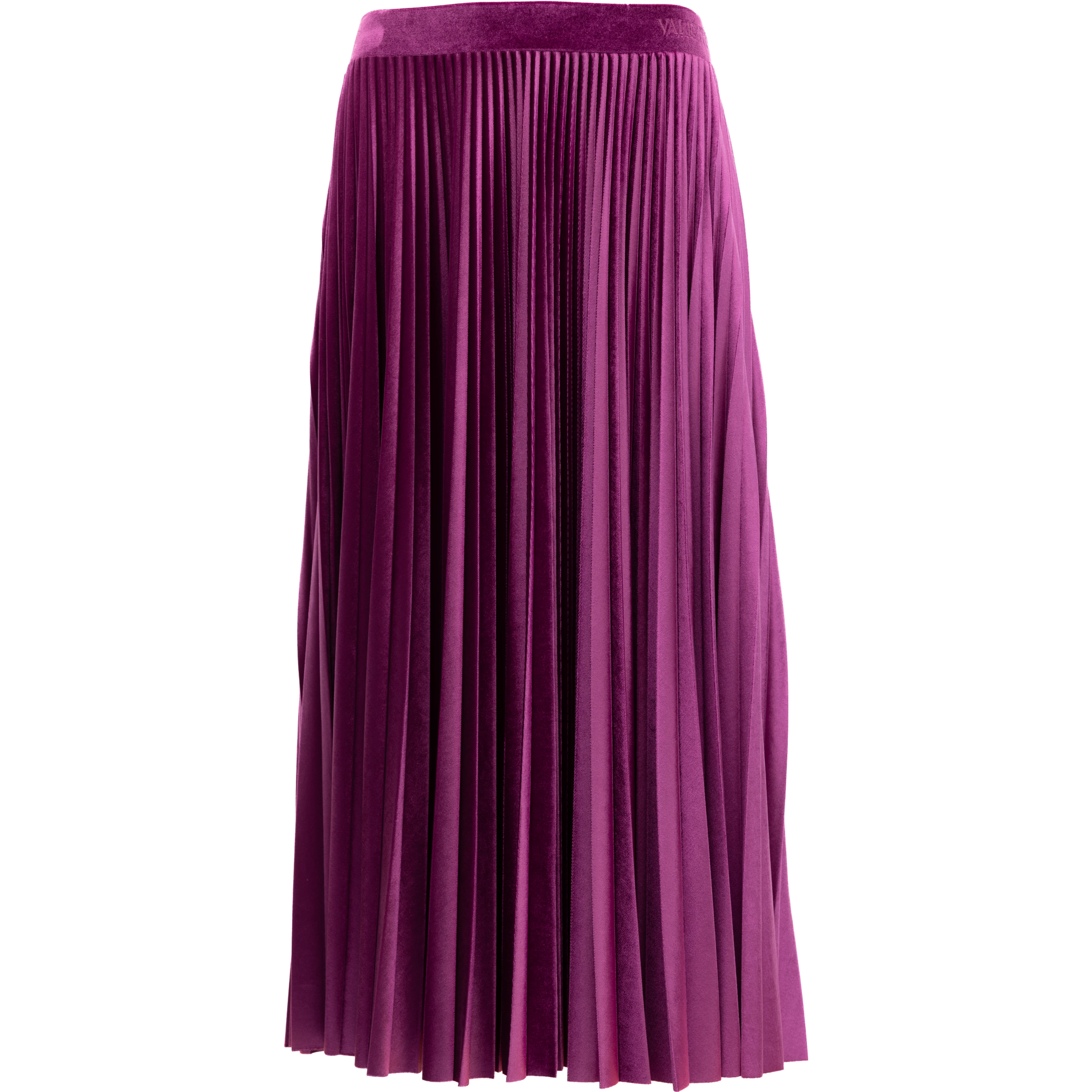 Women Purple Silk Skirt