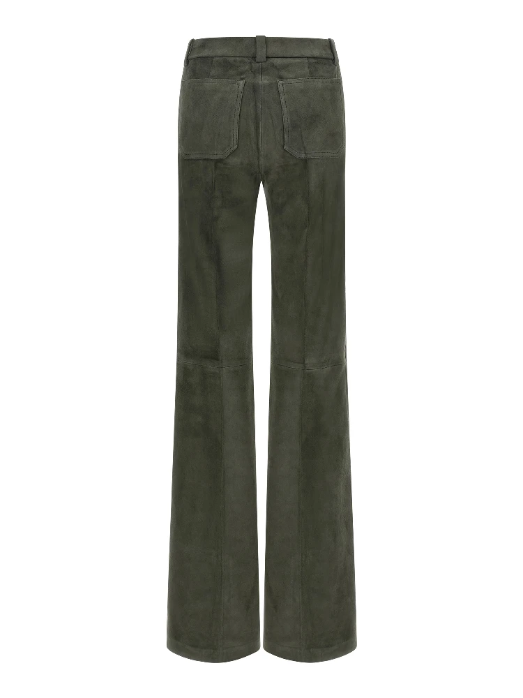 Gray Lamb Leather Pants alternative
