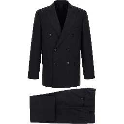 Blue Wool Two-Piece Suit