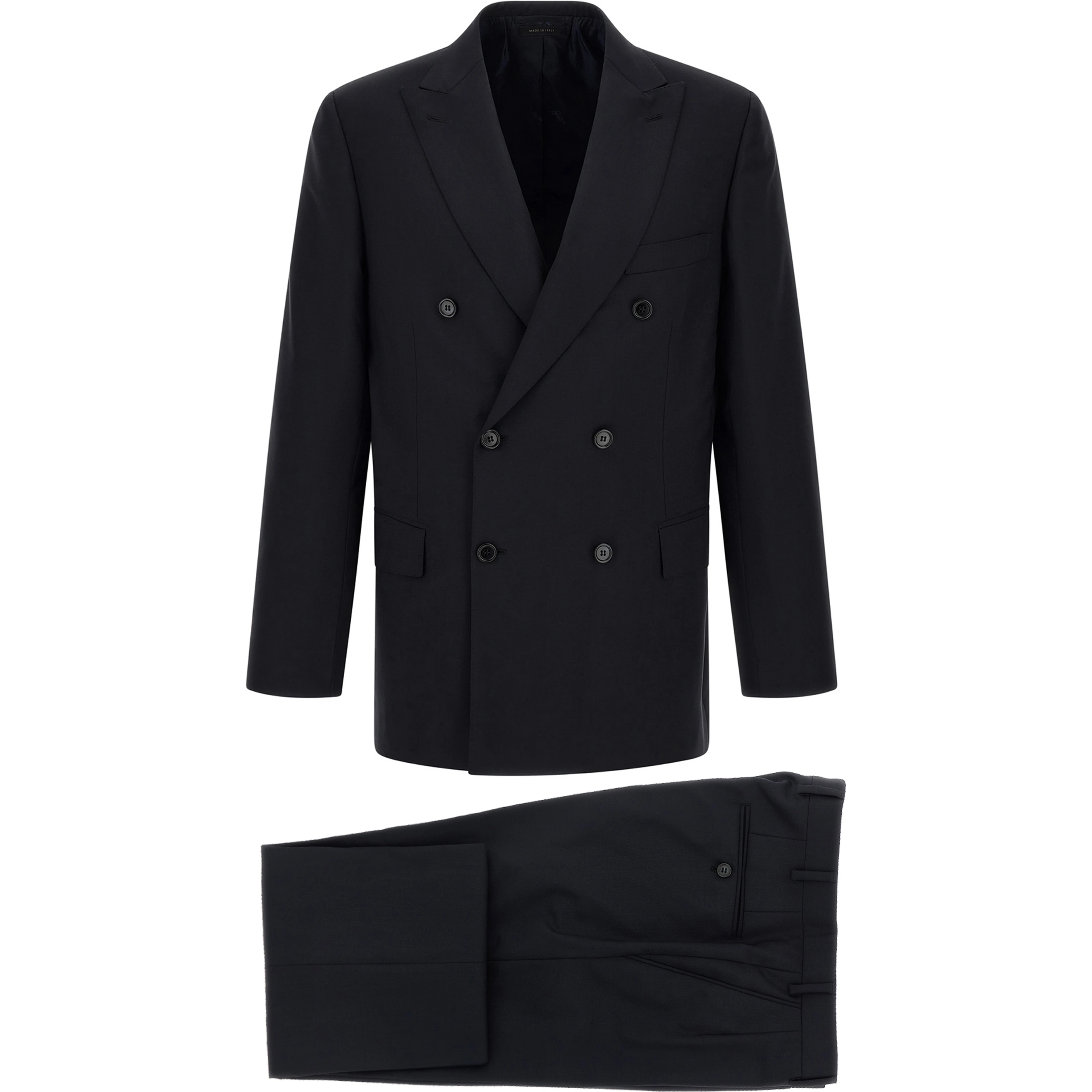 Blue Wool Two-Piece Suit