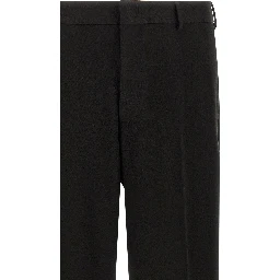 Black Polyester Dress Pants