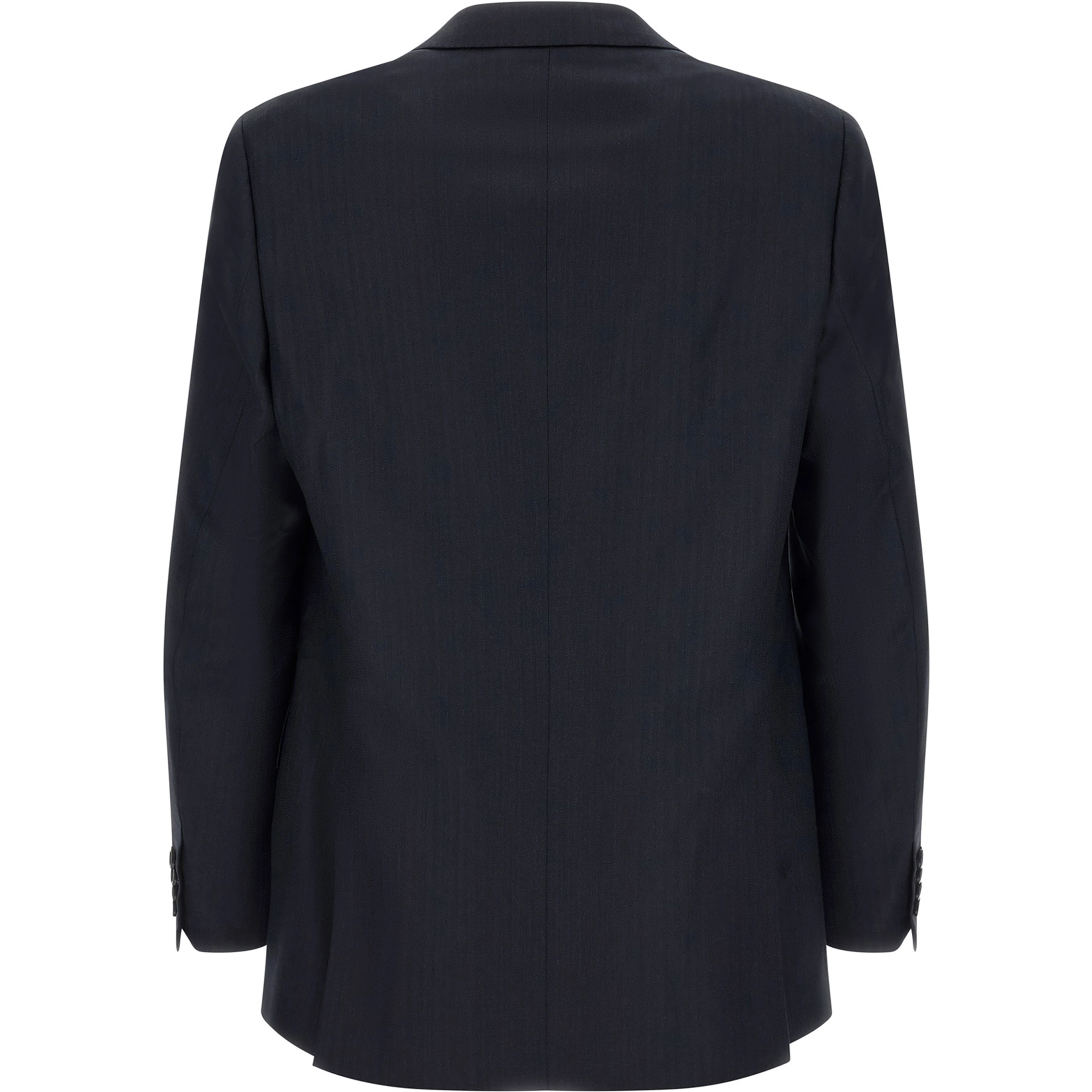 Blue Wool Two-Piece Suit