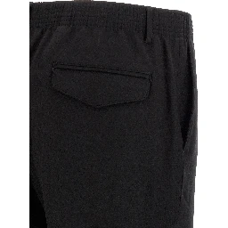 Black Virgin Wool Pants