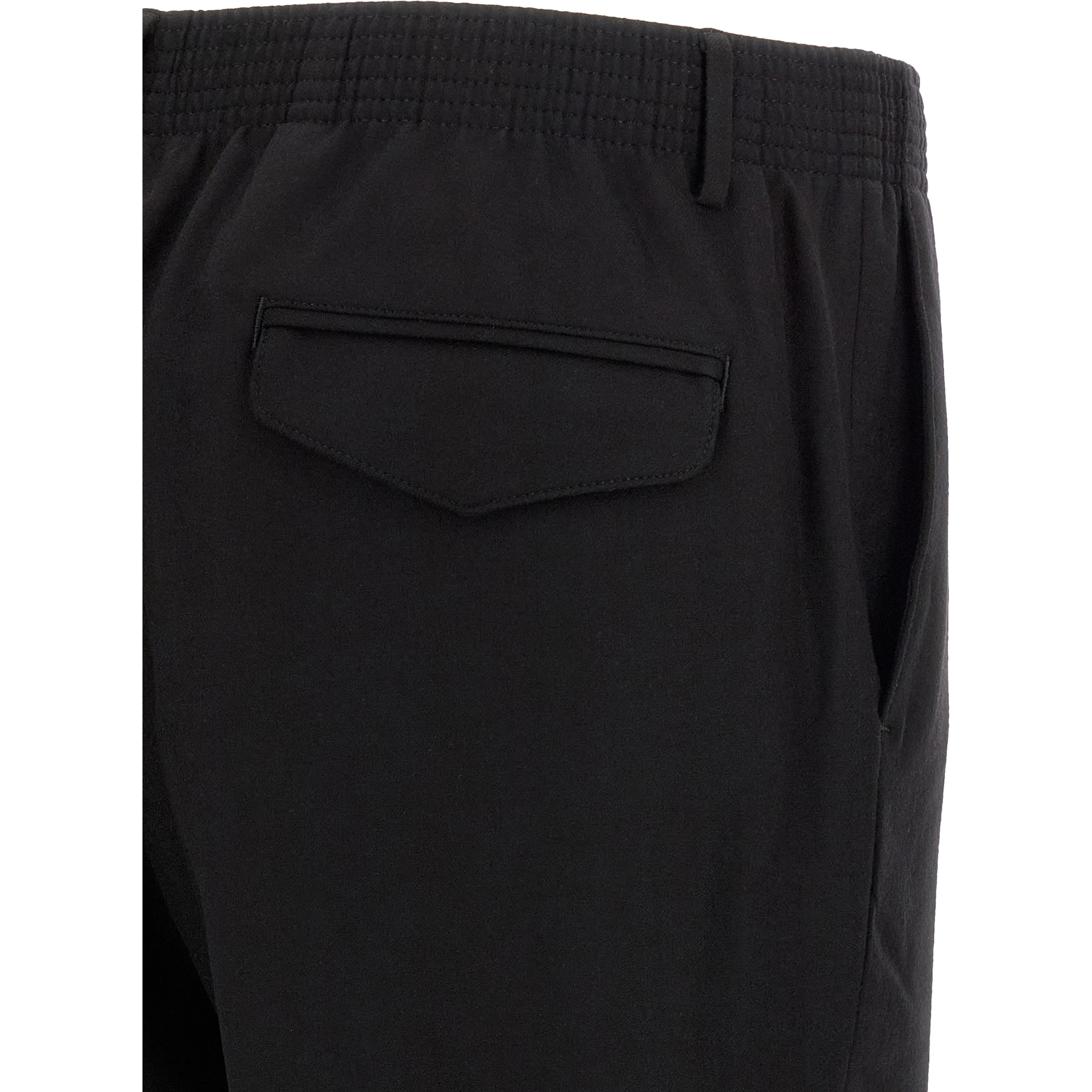 Black Virgin Wool Pants