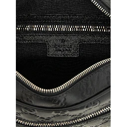 Black Calfskin Crossbody Bag