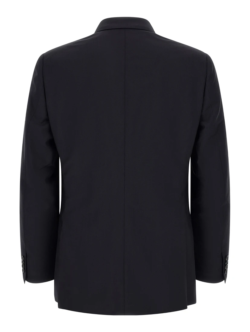 Blue Wool Two-Piece Suit