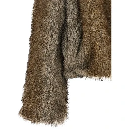 Brown Polyester Coat