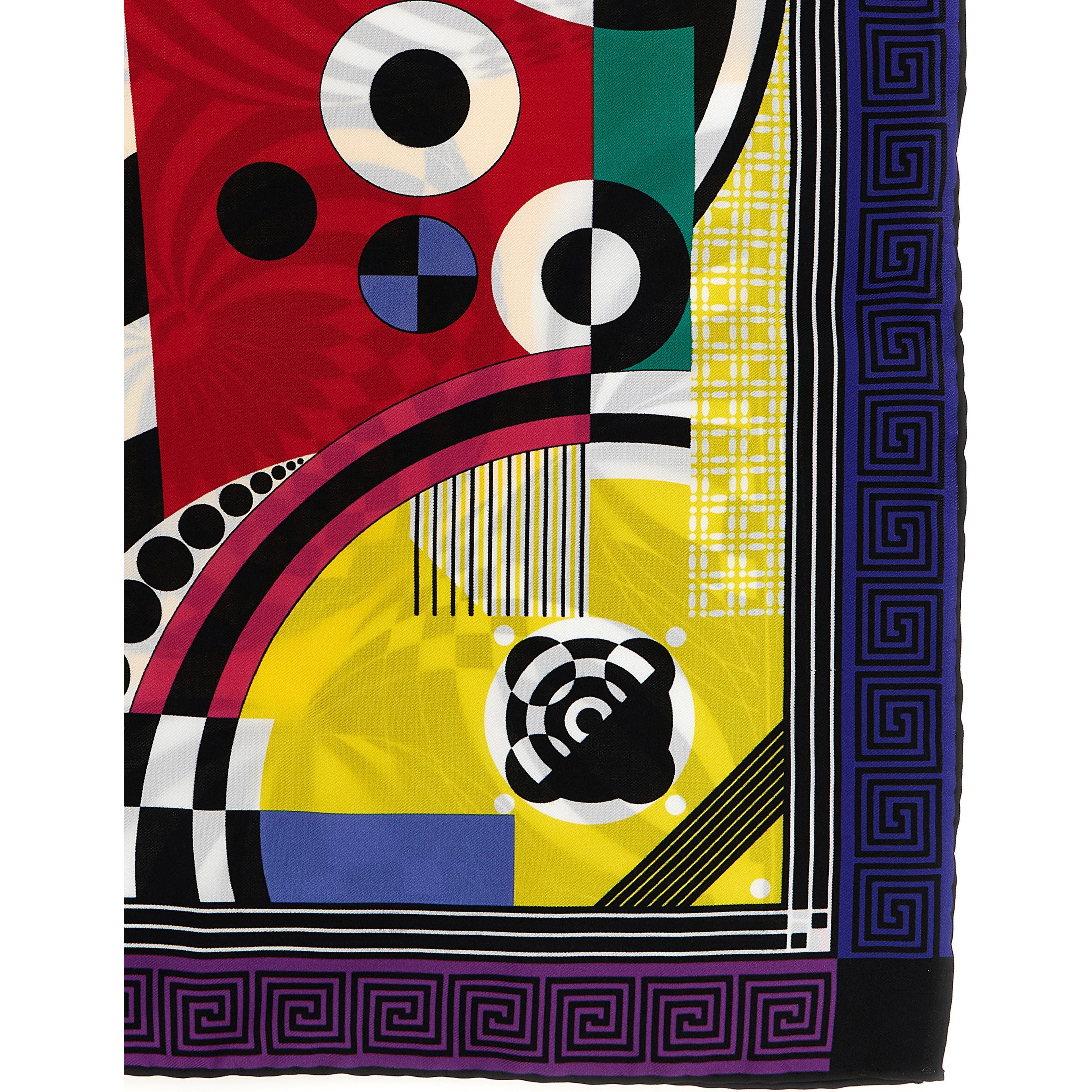 Multicolor Silk Foulard