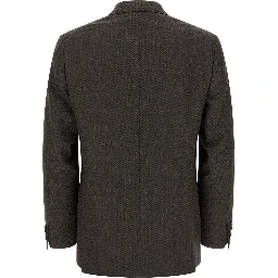 Brown Wool Two-Piece Suit