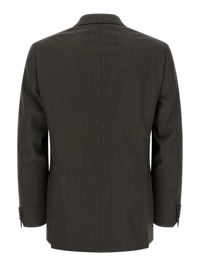 Brown Wool Two-Piece Suit