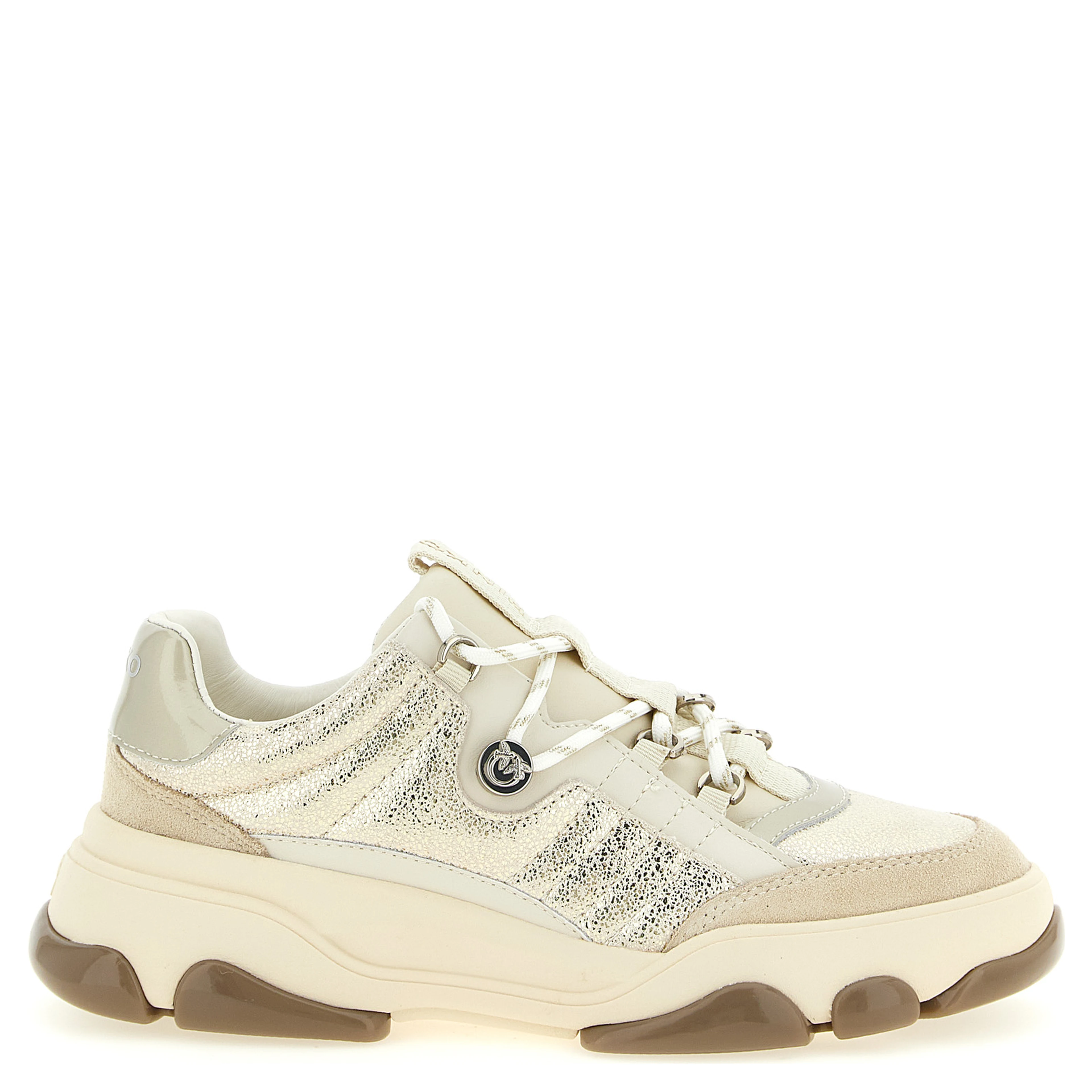 Multicolor Cowhide Chunky Sneakers