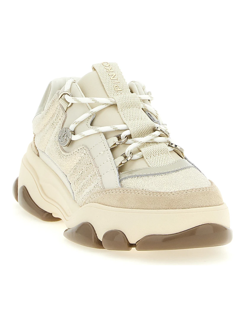 Multicolor Cowhide Chunky Sneakers