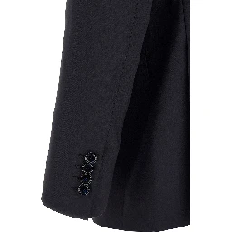 Blue Wool Two-Piece Suit