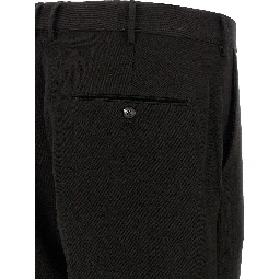 Black Polyester Dress Pants