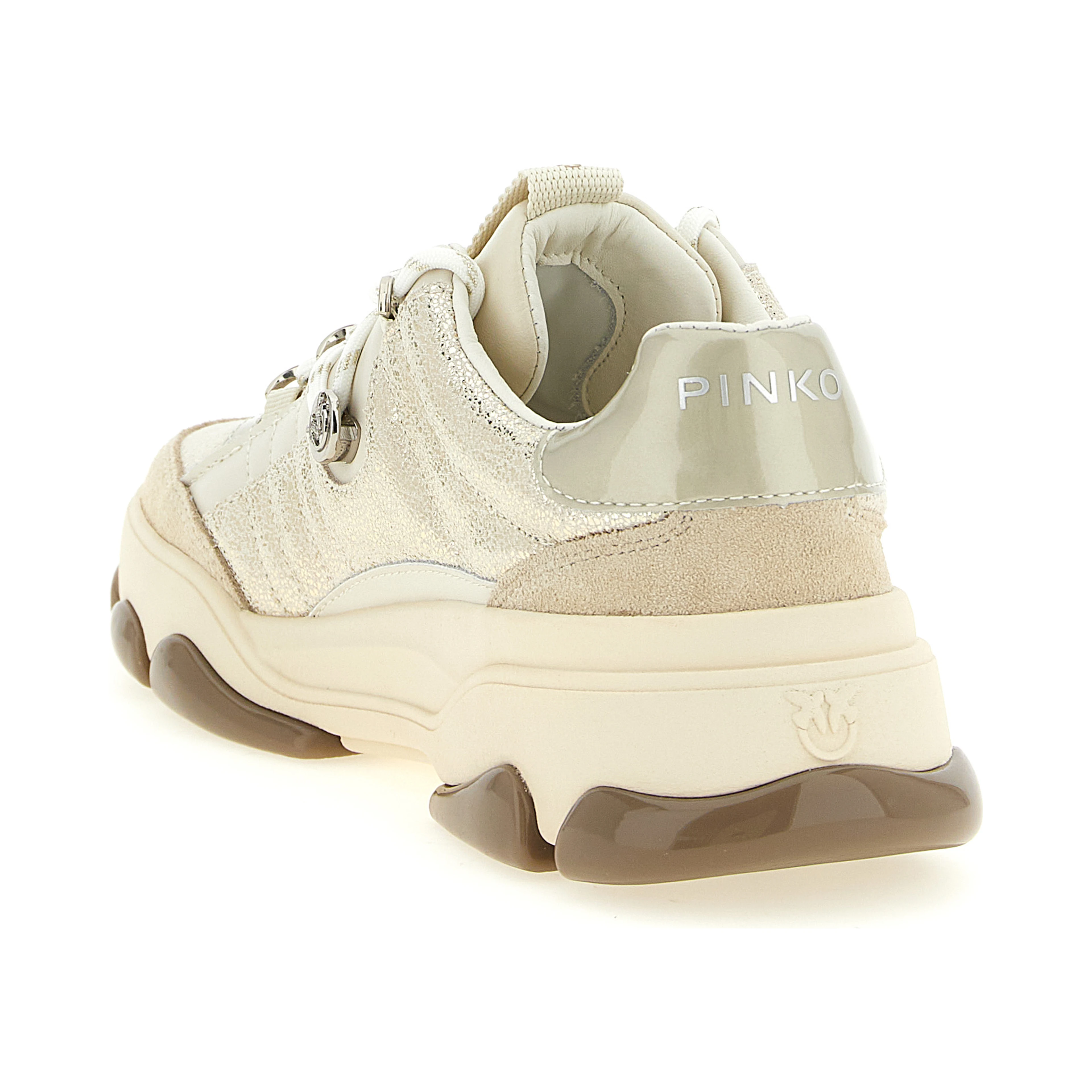 Multicolor Cowhide Chunky Sneakers