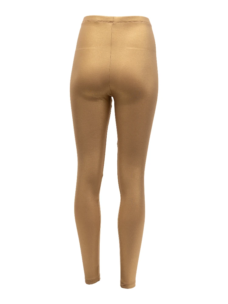 Women Leggings in Gold