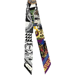 Multicolor Silk Foulard