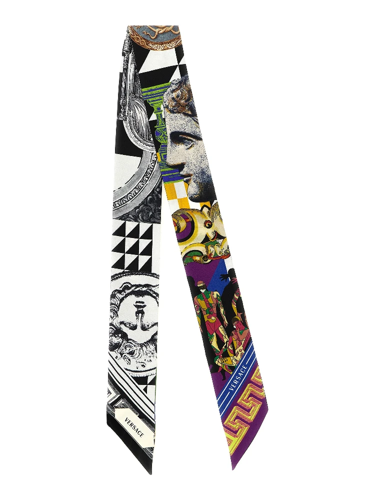 Multicolor Silk Foulard