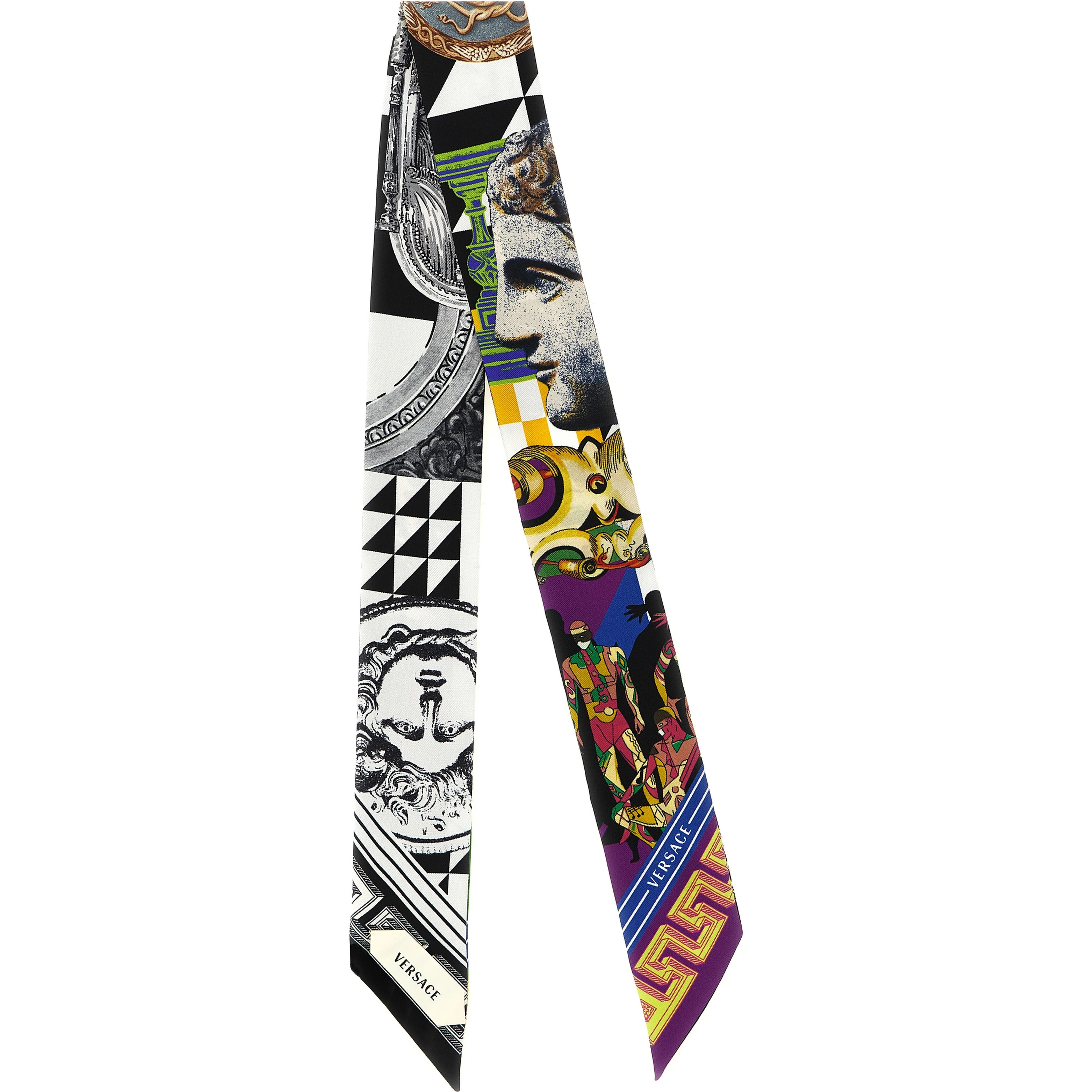 Multicolor Silk Foulard