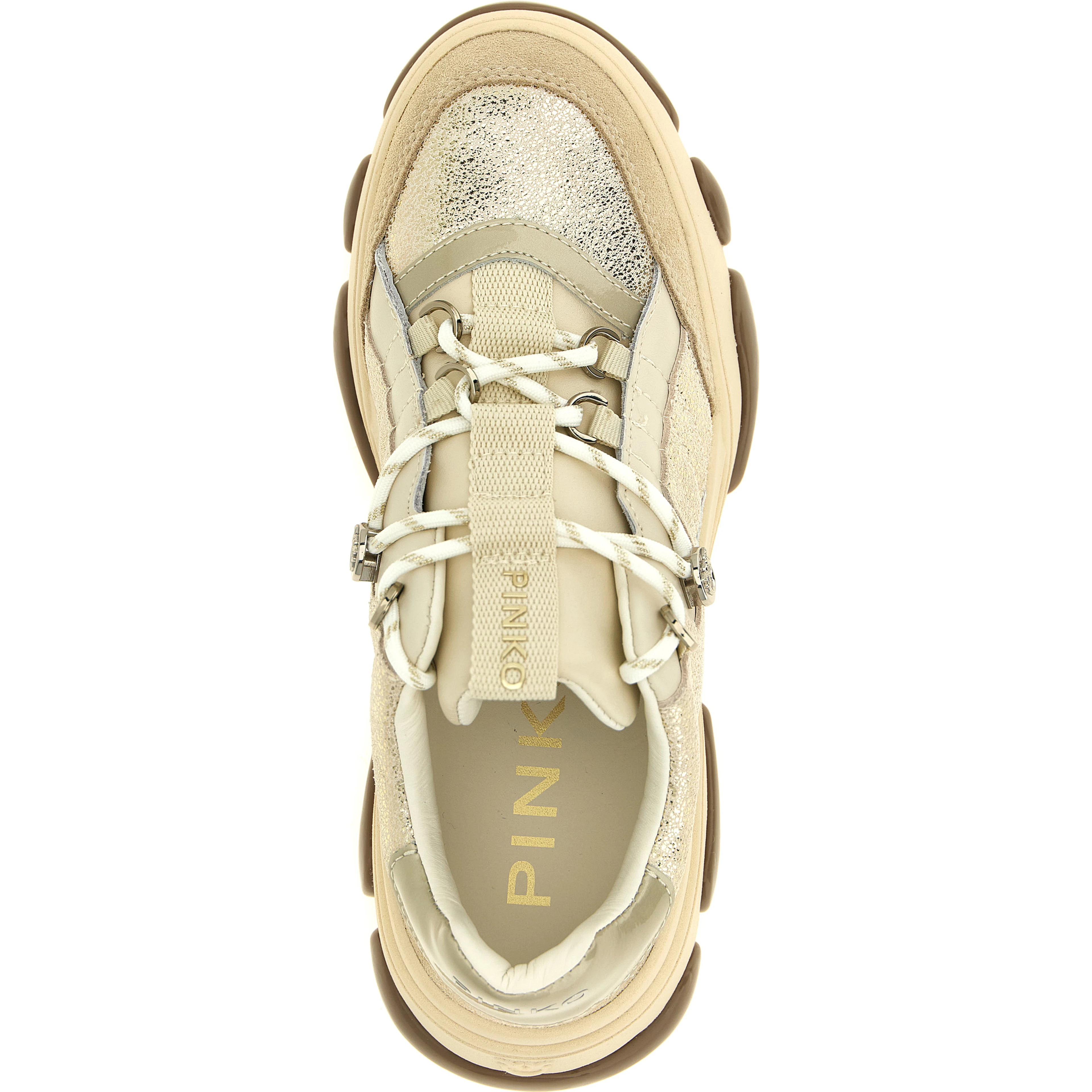 Multicolor Cowhide Chunky Sneakers