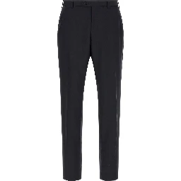Blue Wool Two-Piece Suit
