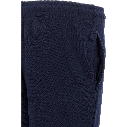 Blue Cotton Joggers (Workout Pants)