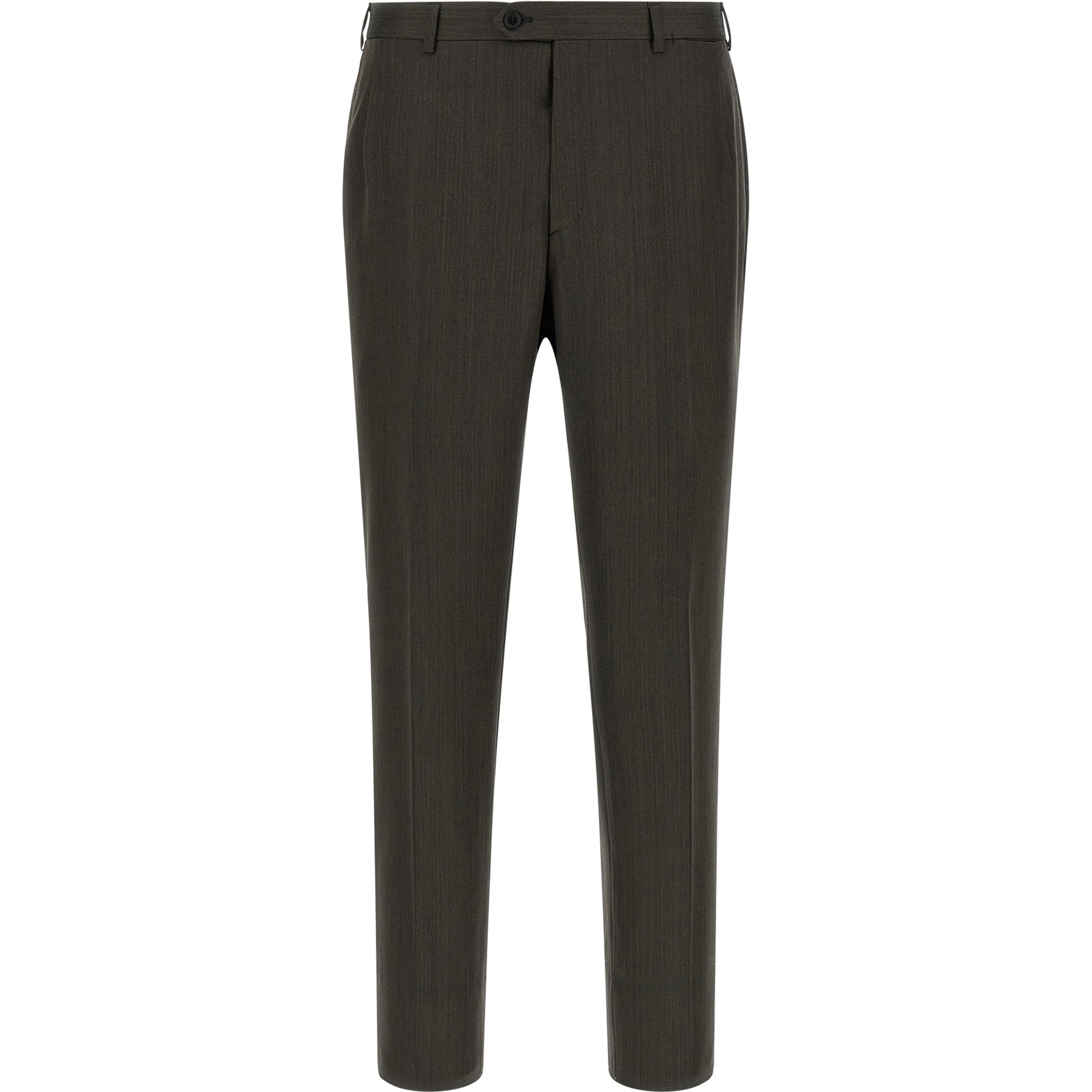 Brown Wool Two-Piece Suit